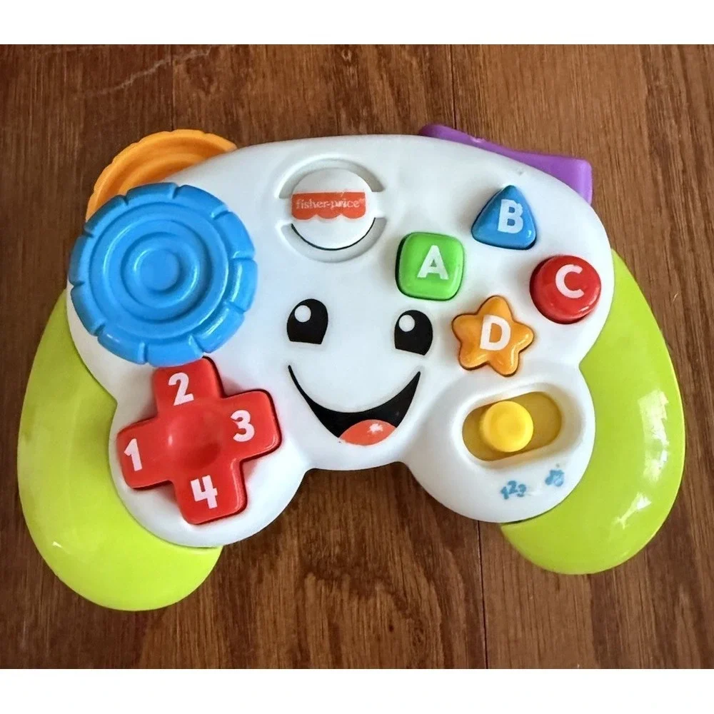 Fisher Price Video Game Controller Baby Toy TV Toddler Lights Sounds EUC